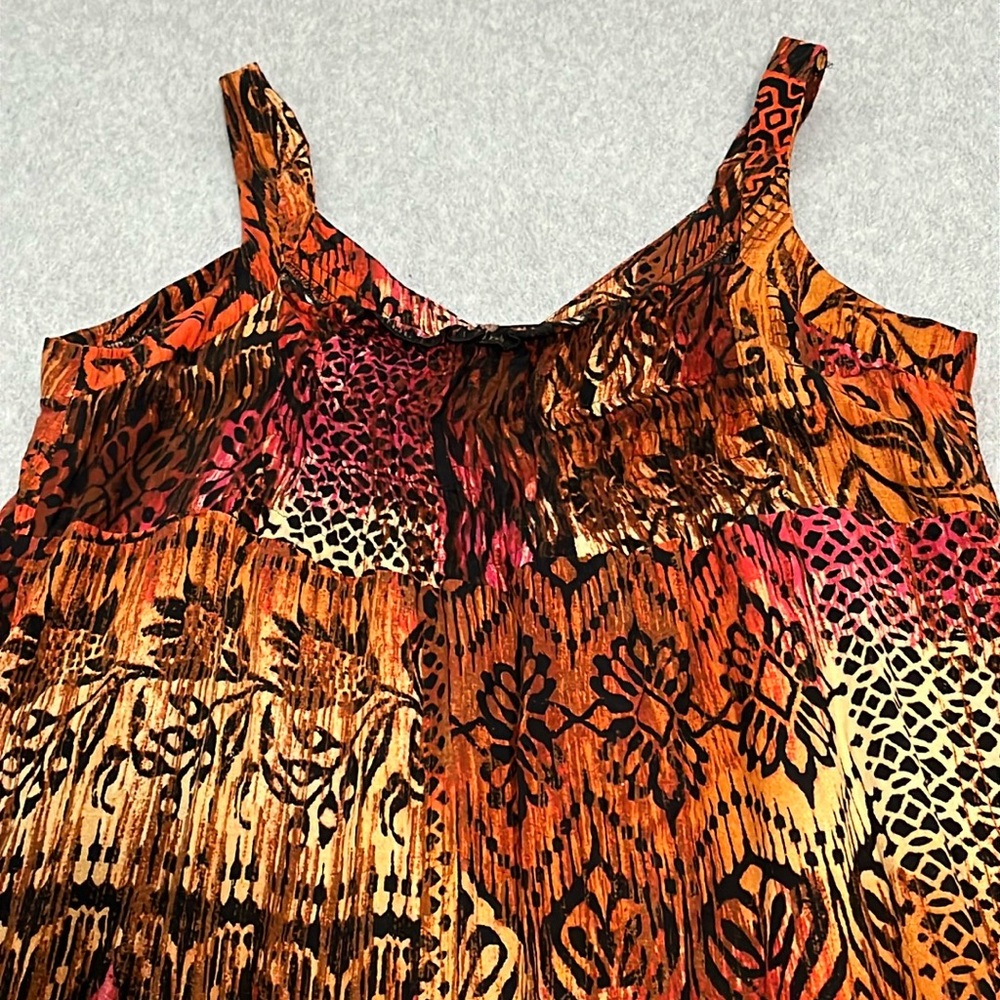 Ny Collection Boho Maxi Dress Small Sundress Summ… - image 8